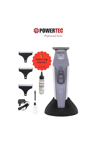 Powertec TR758 Profesyonel Saç ve Sakal Kesme Makinesi
