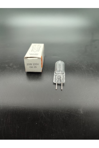 G.6 Halojen Ampul 20.watt Şeffaf Renkte 5.adetli Paket