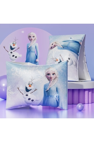 Disney Frozen Prenses Elsa Çocuk Deniz Havuz Kolluk Ve Simit Yüzme Seti Mavi