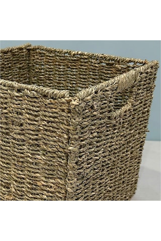 Koçtaş Seagrass Katlanabilir Sepet 30 x 30 x 30 Cm Bej