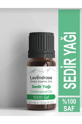 Lavendrose Sedir Ağacı Yağı %100 Saf -bitkisel Aromaterapi 10ml