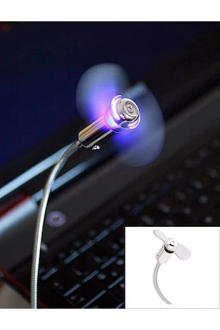 Sl-uf02 Aç/kapa Düğmeli Usb Vantilatör - Akrobat Usb Fan Led Işık