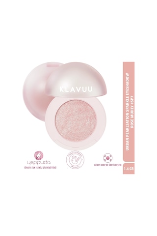Klavuu Urban Pearlsation Sparkle Eyeshadow 7 Rose Muhly - İnci Tozu İçeren Far