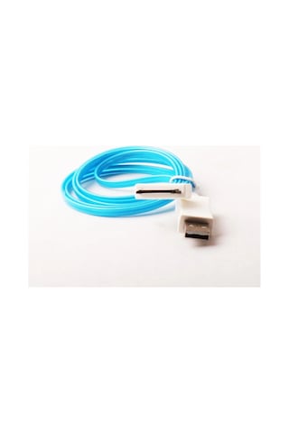 Vcom Cu272fs iPhone Uyumlu 4 1mt Ledli Kablo Mavi Kdo