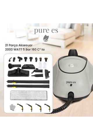 Pure Es P501 Yüksek Basınçlı Buharlı Temizleyici