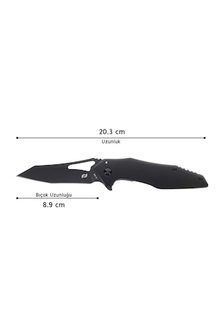 Schrade Usa Killer Whale Folder Katlanır Aus-10 Çelik Kamp Çakı 1159321 Siyah