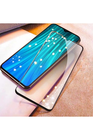 Oppo A16 Davin 5D Cam Ekran Koruyucu Siyah