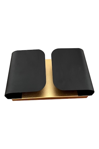 Siyah Boyalı Aplik Plc-1244-ap-1bsy Altın - Siyah