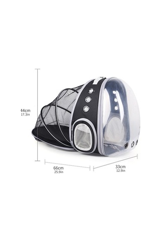Sones Pet Genişletilebilir Uzay Kapsülü Sırt Çantası Katlanabilir Kedi Çantası