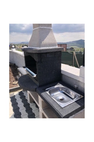 Mangal Barbekü 80 Lik Davlumbazlı Evyeli Ve Masalı Model