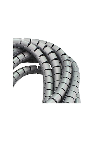 Ø30 Kablo Koruyucu Ve Düzenleyici Spiral 1mt Gri