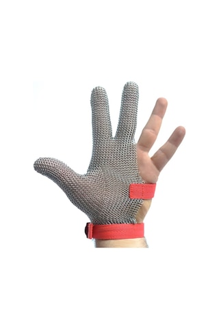 Koruyucu Çelik Eldiven 3 Parmak Medium / Bmglv-02m