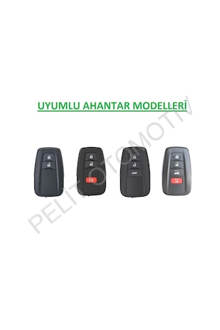 Toyota C-hr Kumanda Anahtar Kılıfı Süperlüx Kırmızı