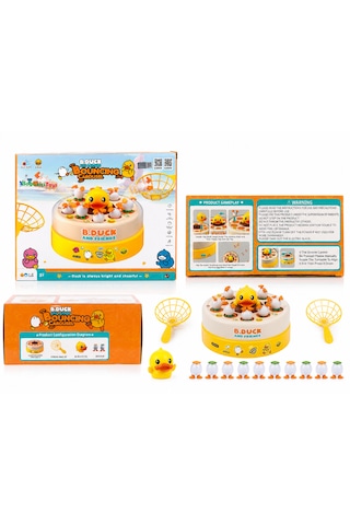 B.duck And Friends Bouncing Carousel Eğitici Beceri Oyunu