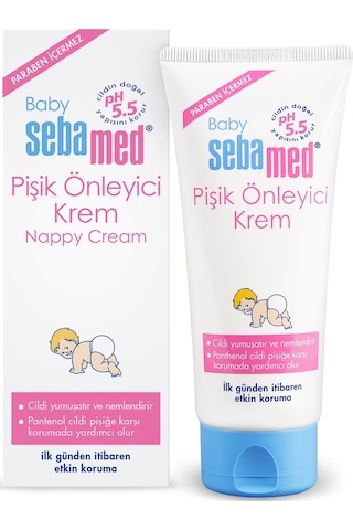 Sebamed Baby pH 5.5 Yoğun Nemlendirici Etkili Pantenol İçerikli Koruyucu Önleyici Bebek Pişik Kremi 100 ML