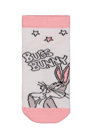 Bugs Bunny 2-12 Yaş Kız Patik Çorap - Standart 4-5 Yaş