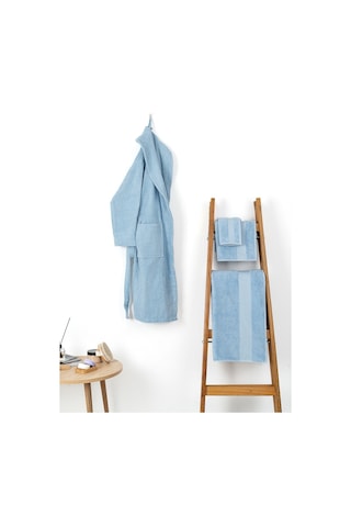 Soley Minerva %100 Pamuklu Extra Yumuşak Misafir Mutfak Havlusu Mavi