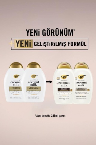 Organix Coconut Milk Besleyici Saç Bakim Kremi 385 Ml
