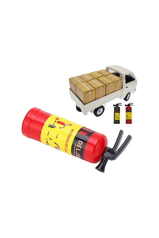 Geekyou Kırmızı Simülasyonlu Rc Araba Aksesuarı - Hafif Plastik Çelik Yangın Söndürücü Figürü Axıal Scx10 Trx4 Wpl Mn Serileri İçin