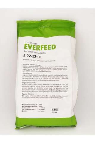 Everfeed | 5-22-22+Te Npk Gübre 1 KG
