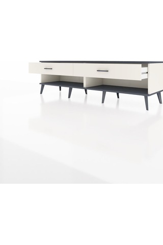 Hyperion Tv Ünitesi 2 Çekmeceli 176x44x51 Aytaşı-antrasit/aytaşı Antrasıt/aytası