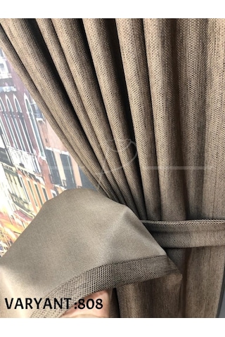 Fon Perde Blackout Linen Blackout Keten Fonluk 23 Renk Brillant M
