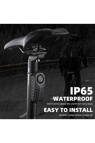 Gajeena Bisiklet Alarm Sistemi: Kablosuz, Su Geçirmez, Hareket Algılayıcı, Uzaktan Kumandalı, Kolay Kurulum
