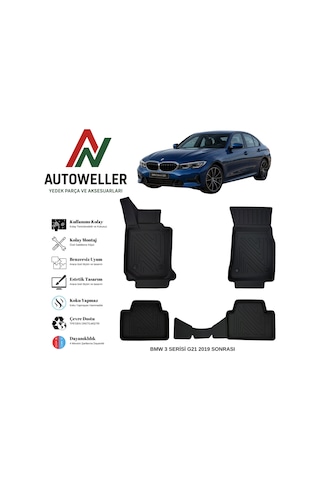 Bmw 3 Serisi G21 2019 Sonrası Havuzlu Oto Paspas
