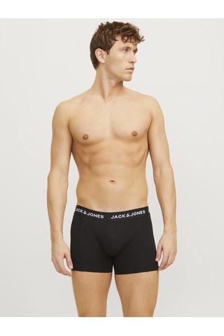 Jack & Jones Jack Jones Erkek Desenli Pamuklu 6 Lı Boxer Set 12273114 Beyaz