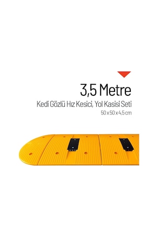 Kedi Gözlü Hız Kesici, Yol Kasisi 3,5 Metre-3464