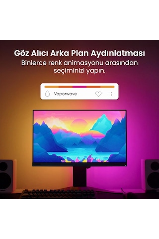 Nanoleaf 4d Monitör Arkası Akıllı Rgb Şerit Led, Usb Girişli 2.5m