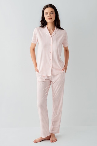 Arnetta Kadın Pembe Gömlek Pijama Takım Ar3594-s-v1 Pembe
