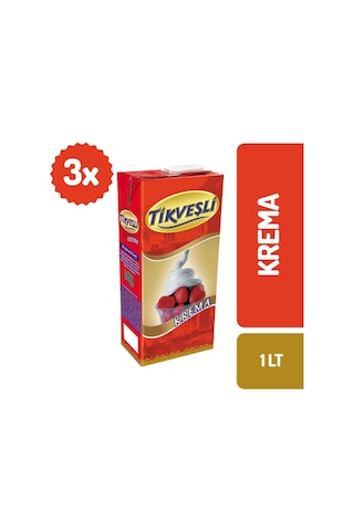 Krema - 1 Lt X 3 Adet