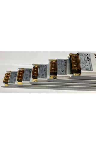Cata CT-2675 Şerit Led Trafo 12 Volt 8,3 Amper 100 Watt (10 Metre) UltraSlim Fansız