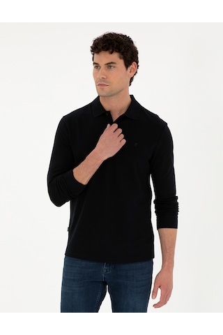 Pierre Cardin Erkek Siyah Sweatshirt 50294438-VR046 Siyah