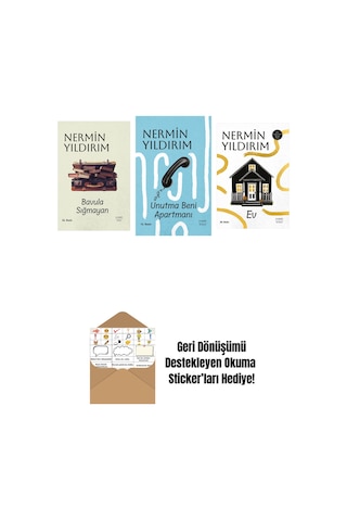 Bavula Sığmayan Ciltli + Unutma Beni Apartmanı Ciltli + Ev + Okuma Sticker'ları