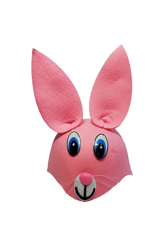 Pembe Renk Kulaklı Tavşan Şapkası Hayvan Şapkası - Zmff-52214 18 Pembe Renk Kulaklı Tavşan Şapkası Hayvan Şapkası - Zmff-52214 18