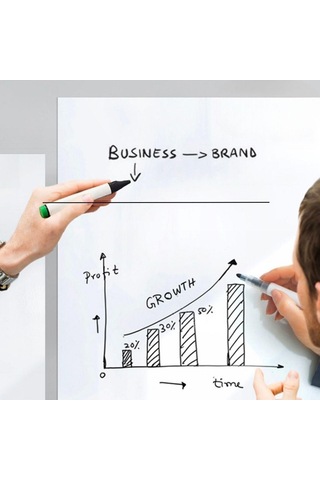 Büro Ev Ofis Toplantı Odası İçin 60x100cm Yapışır Silinir Kalemli Yazı Tahstası Stil Duvar Stickerı Diğer