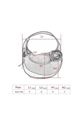 Geeksen Ayarlanabilir Omuz Askılı Rahat Evcil Hayvan Taşıma Çantası - Siyah Çok Renkli