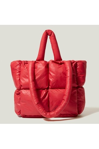 Ganzhoushop Yumuşak Yeni Uzay Tote Pamuklu Omuz Moda Kumaş Kış Kapasiteli Kadın Çantası Çantası Çantalar Çanta Çanta Büyük Black Aşağı Alışveriş Jn Siyah