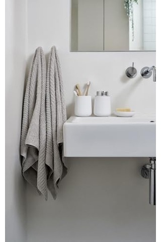 Classic Banyo Havlusu/duş Havlusu, %100 Pamuk, 140 X 70 Cm, Yumuşak Gri Yumuşak Gri Çok Renkli