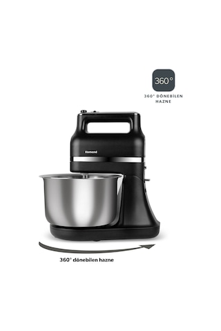 Homend Profashion 3021H El Mikseri Fonksiyonlu Ve 360° Dönerek Karıştırma Teknolojili Stand Mikser