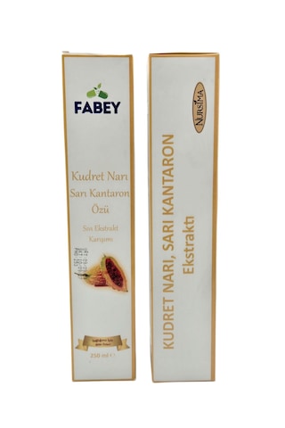 Fabey Kudret Narı & Sarı Kantaron Özü Sıvı Ekstrakt Karışımı 250ml