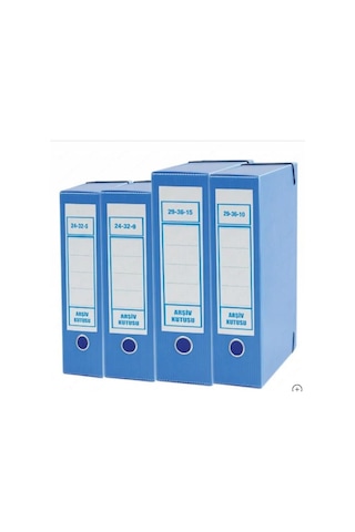 Saraoğlu Arşiv ve Proje Kutusu 24 x 32 x 5 CM Mavi 10 Adet