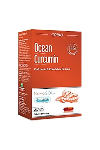 Curcumin Ve Karabiber Ekstresi İçeren 30 Kapsül