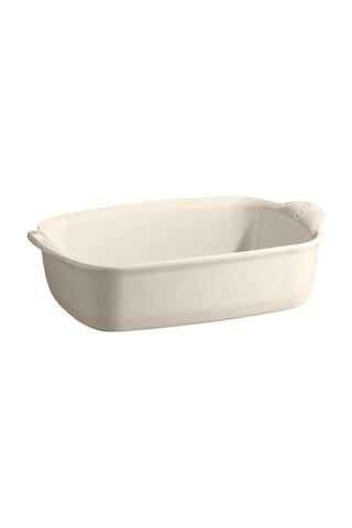 Emile Henry Fırın Kabı Dikdörtgen 22 X 14 Cm - Ekru/clay Ekru