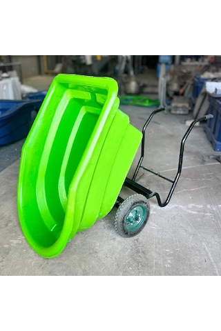 Damperli Plastik El Arabası 300 Litre