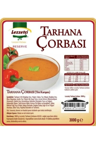 Lezzetçi Tarhana Çorbası 3 KG