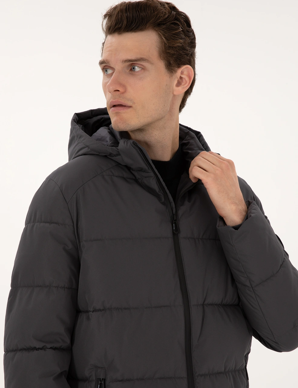 Pierre Cardin Erkek Mont 50313923-vr024 Gri