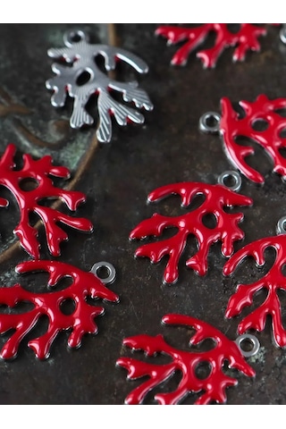 Kafebizu Kolye Ucu Askı Metalik 6 Adet El Sanatları İçin, Emaye, ... 398896426